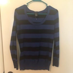 Black and blue sweater